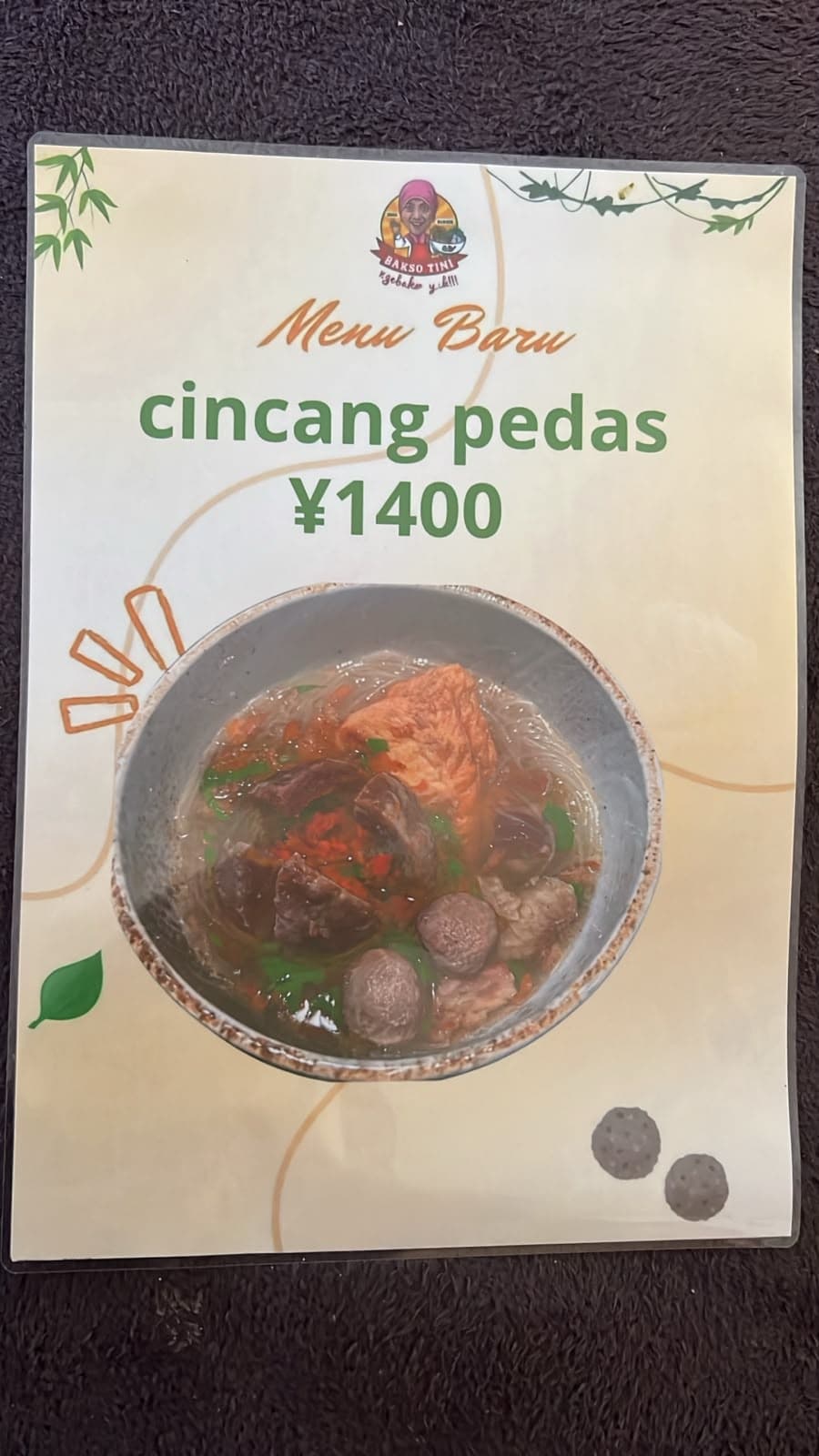 Bakso Cincang Pedas