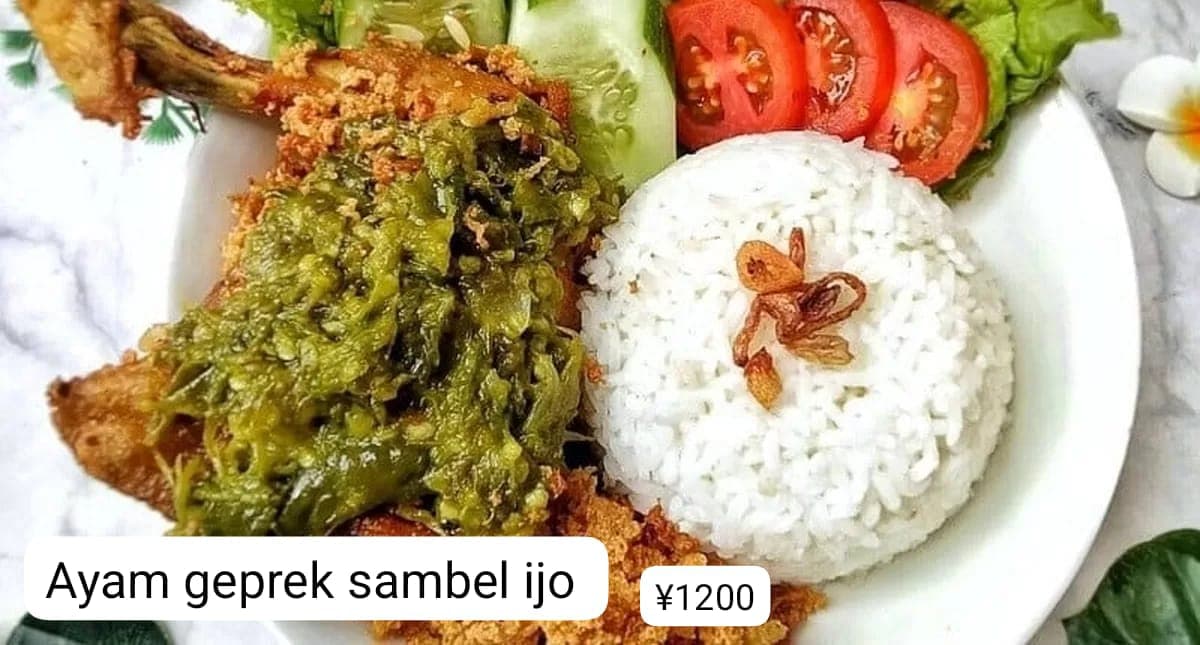 Ayam Geprek Sambel Ijo